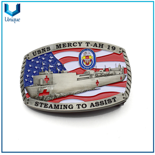 USS Military Metal Buckle for Honor Souvenir Gifts, Army Bag Buckle,golf Ball Marker Metal Belt Buckle Manufacturers,metal Pin Buckle Bag Custom