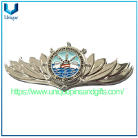 Custom 3D Metal Lapel Pin Brooch Badge Brazilian Octopus Owl Triangle Shape Badge PMGO SSPGO CBMGO Wing Butterfly Clasp Badge