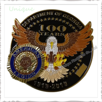 China Factory High Quality Pin Brass Gold Coin Pusher Metal Coin