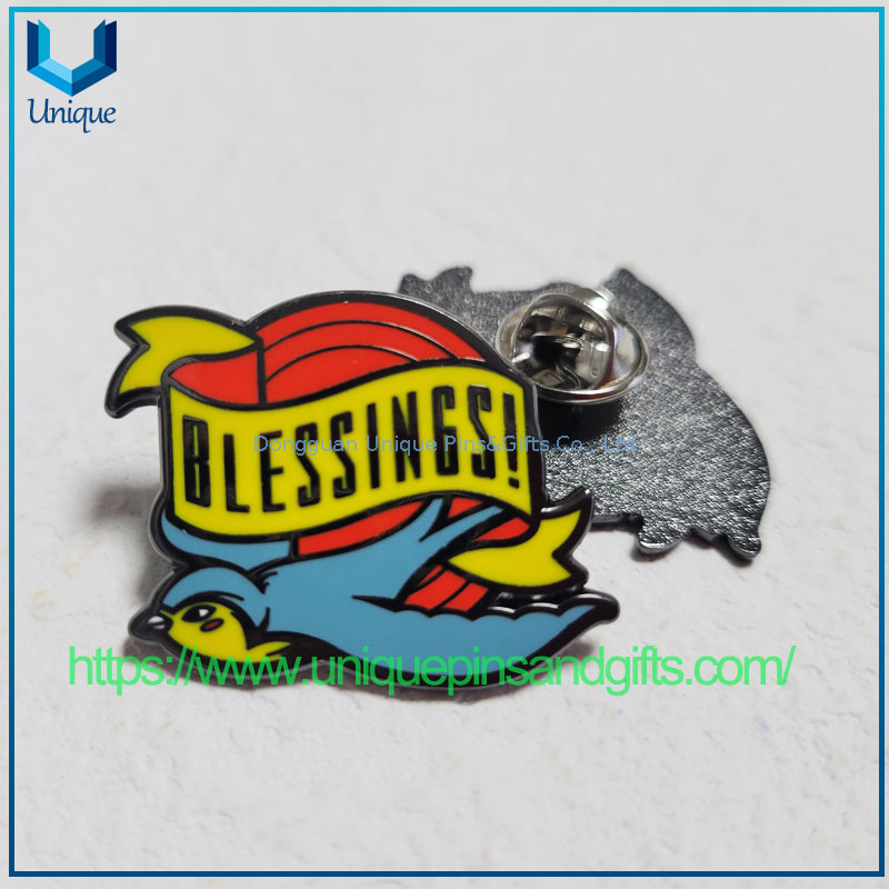 Custom Best Promotional Gifts Israel Souvenir Gift Metal Brooch Lapel Pin with Gift Box for Packing