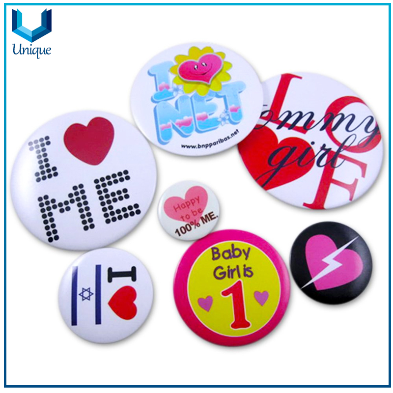 Metal Material Round Pin Button Badge