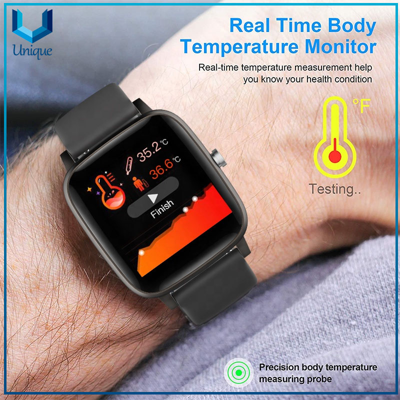 Hot Sale Full Touch SmartWatch Waterproof Temperature Smart Watch With Heart Rate Monitoring Smart Watch Waterproof