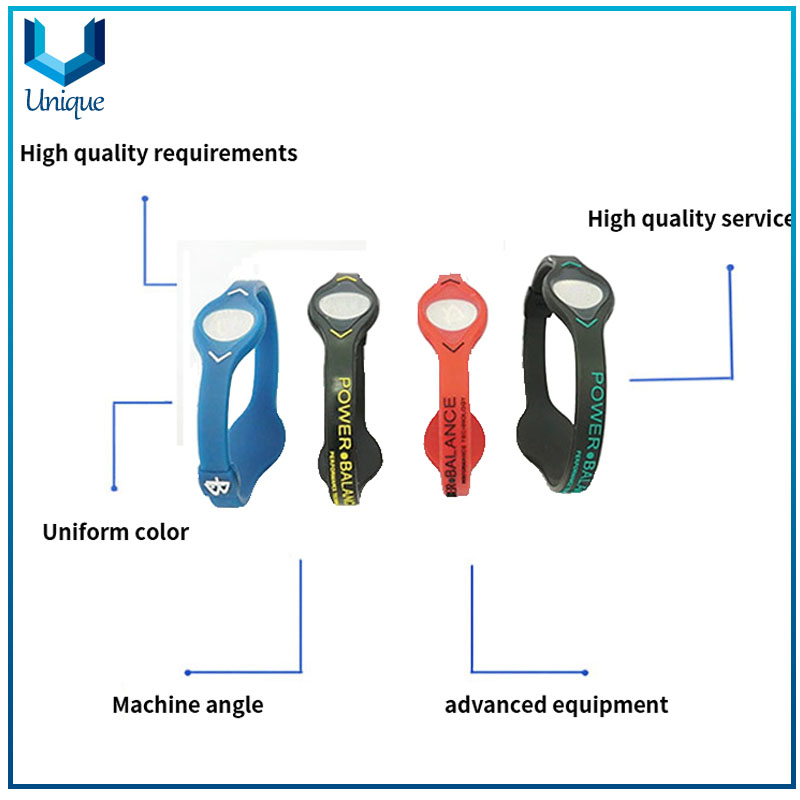 Wholesale Fashion Promotional Gift Custom Power Thin silicone Sports bracelet wristband