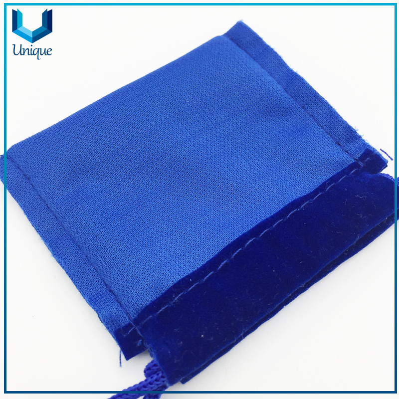 Velvet Pouches Lint Bag Jewelry Pouches Golden Top Drawstring Velvet Bag