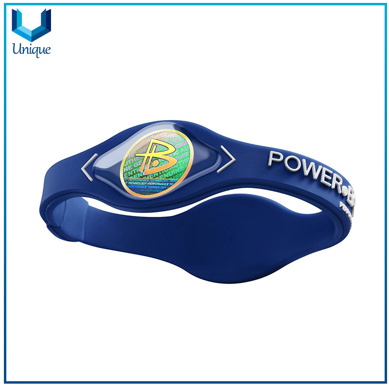 Euramerican fashion silicone bracelet Stainless steel bracelet printed LOGO Engraved words wristband