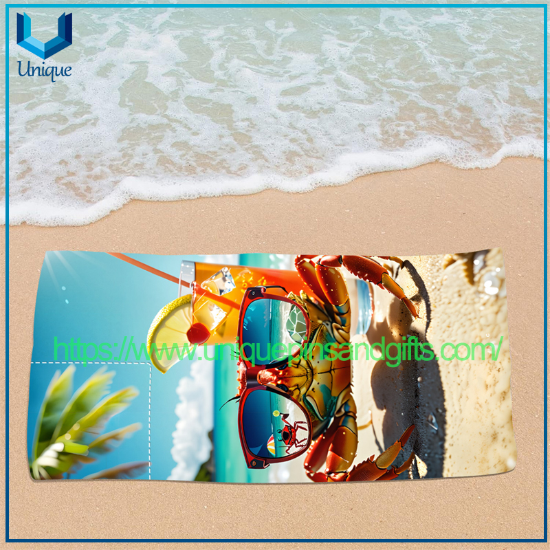 Wholesale Beach Towel All-in-one Backpack Multi-function Backpack Beach Holiday Towel for Promotional Gift (11)