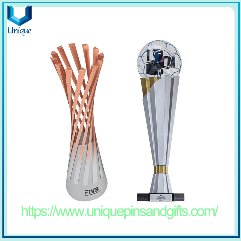 Free Design Customize New Mold Metal Trophy Creative Enterprise Honor Excellent Lettering Trophy (4)