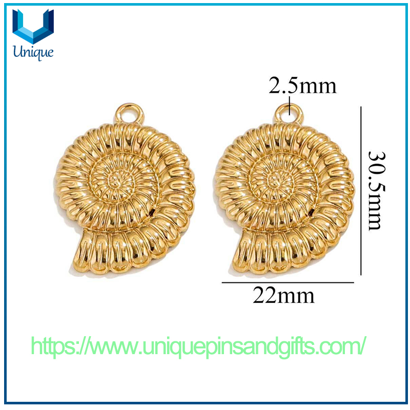 Wholesale DIY Jewelry Accessories Stainless Steel Ocean Series Pendants Mermaid Shells Sea Stars Bracelets Necklaces Charms Pendants