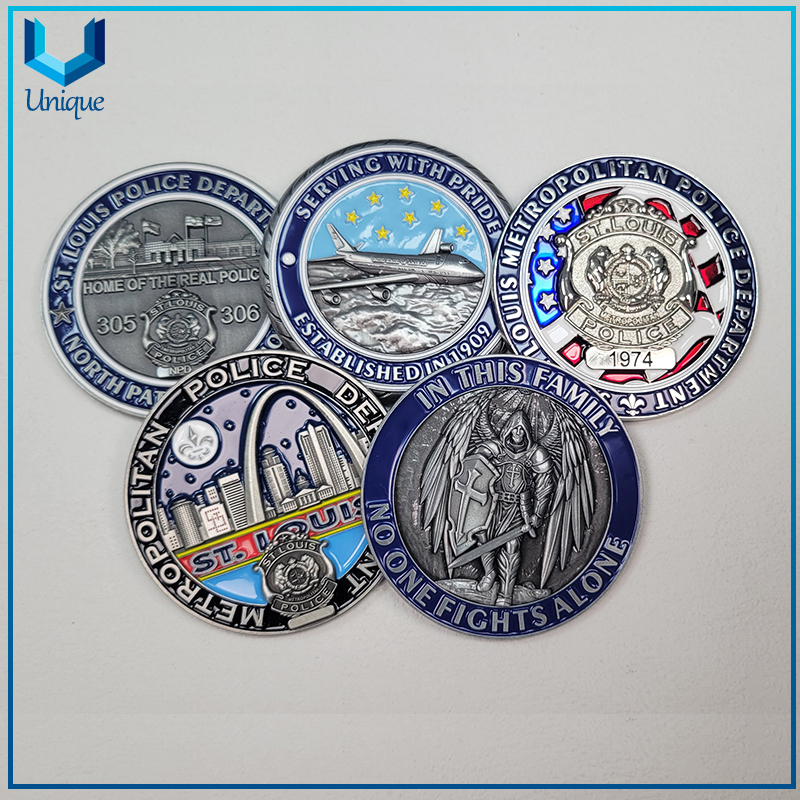 High Quality Custom Unique Shape Fashion USA Military Navy Souvenir Coin, Army Police Sports Commemorative Coins