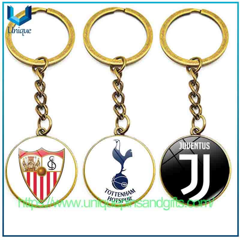 Custom Football Team Logo Diamond Keychains Pandents for The Italian Serie A, Spanish La Liga, German Bundesliga, English Premier League And French Ligue 1