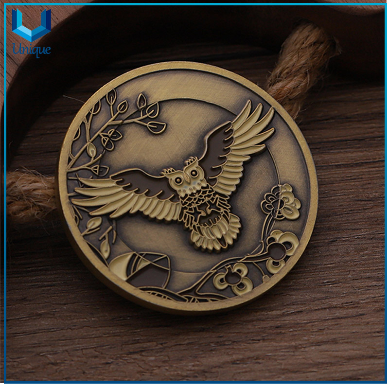 Customize Your own Design, Creative Coin Maker, China Challenge Coin Manufacturer, Antique plating coin, 2D Souvenir Coin
