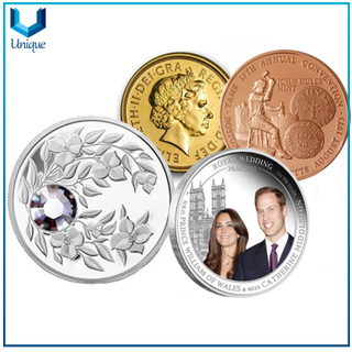 Customize Novelty Coin, Wedding Souvenir Gift Coin, Honor Challenge coin, 3D Gold Coin, Creative Design Fashion Commemorative Coin