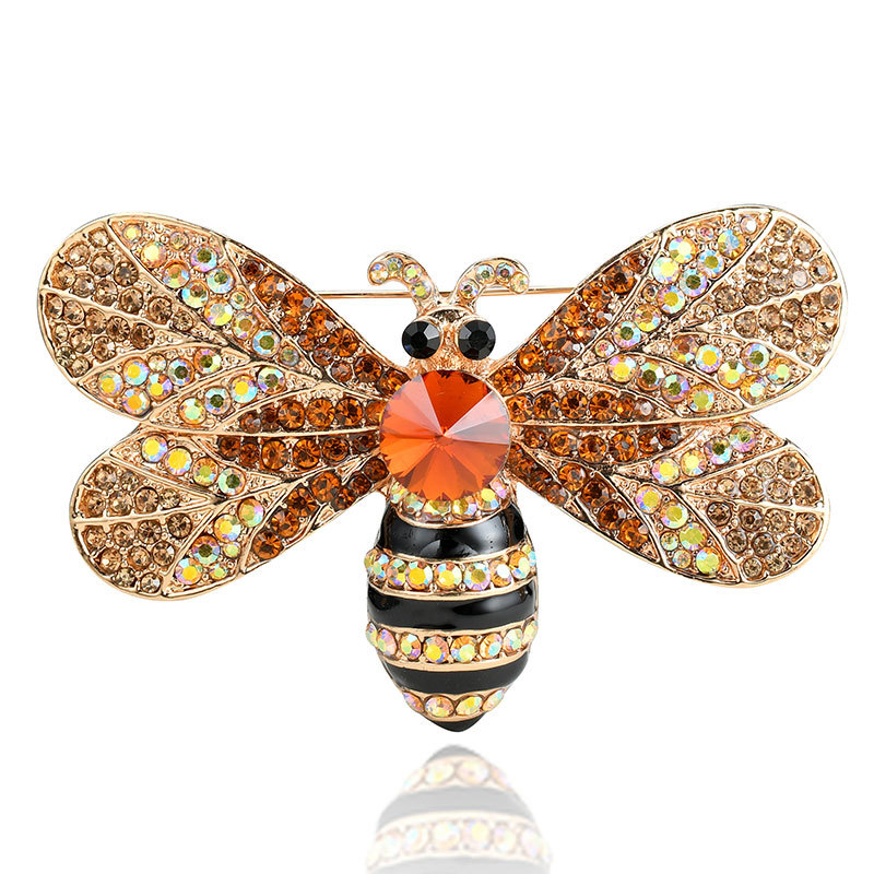 Fashion Jewelry Rhinstone Hat Pin, Metal brooches with Diamond, Cat's eye Swan brooches,elegant Crystal Garment Brooch