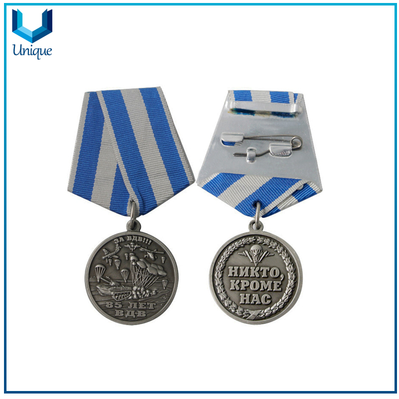 Custom Military Souvenir Hour Medal, High Quality Award Medal with Ribbon