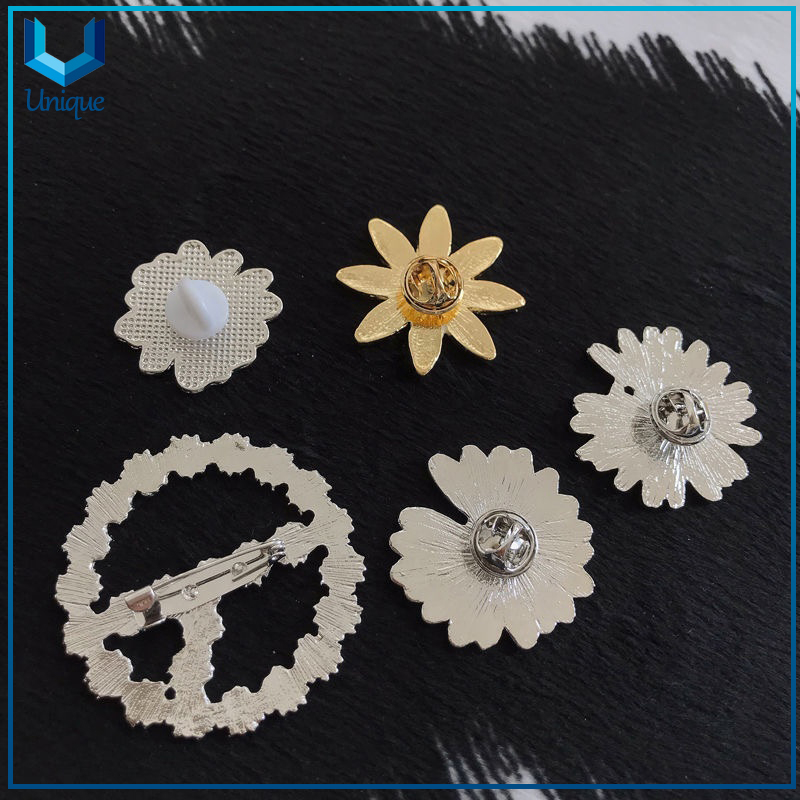 Customize Fashion Lapel Pin, Garment Flower metal Brooches, Bag & Hat Decoration Pin Badge, Souvenir Gift Pin