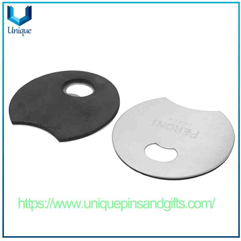 Customized Creative Stainless Steel Coasters Stainless Steel Pot Pads Curved-shaped Table Mats Sets Heat-insulating Coasters