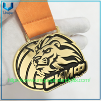 Customized 3D Metal Medals Russian Gold Silver Bronze Sports Events Medals with Ribbon
