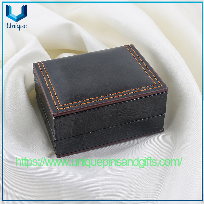 PU Leather Cufflink Gift Box In Available Stock