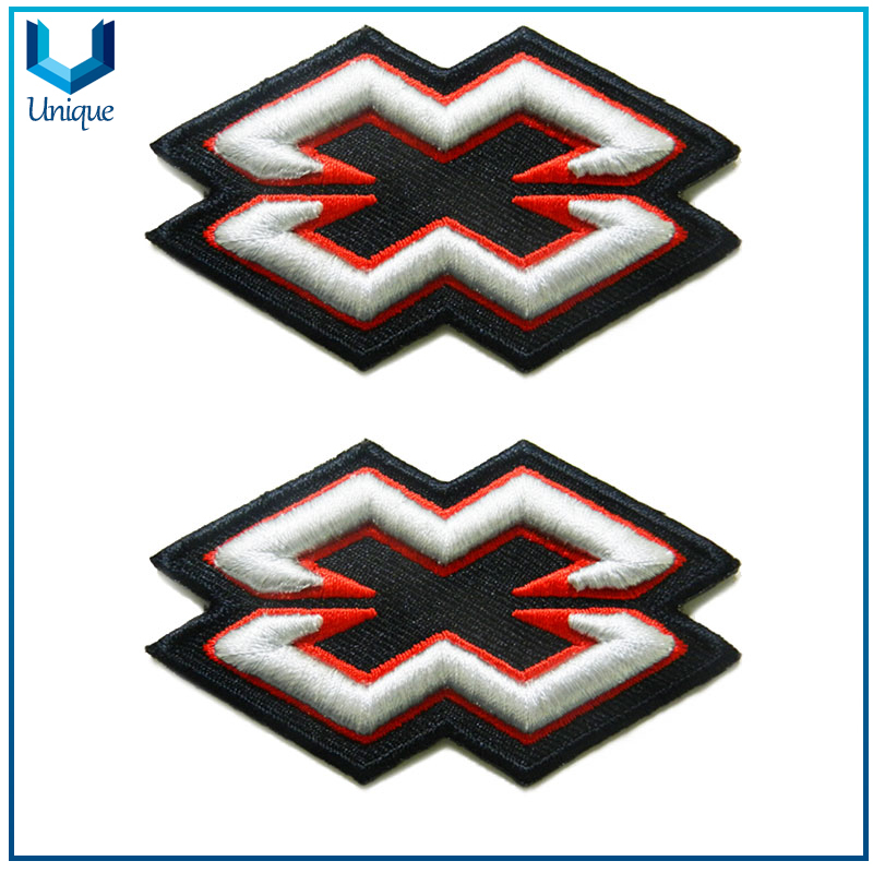 Customize 3D Embroidery Badge, Iron on Embroidery Patch on Fabric, Military Uniform, Hat Embroidery Badge with Vecro backing