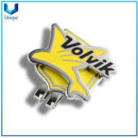 Creative Design Golf Ballmarker in Soft Enamel with Golf Ballmarker in Set, Golf Metal Tools for Promotional Gifts, Metal Crafts Manufacturer for Golf Hatclip in Nickel Plating
