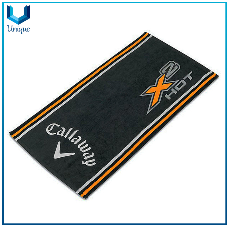 Microfiber Waffle Sport Golf Towel with Customized Logo,Golf Gift Towel with Embroidered Logo for Promotional Gifts