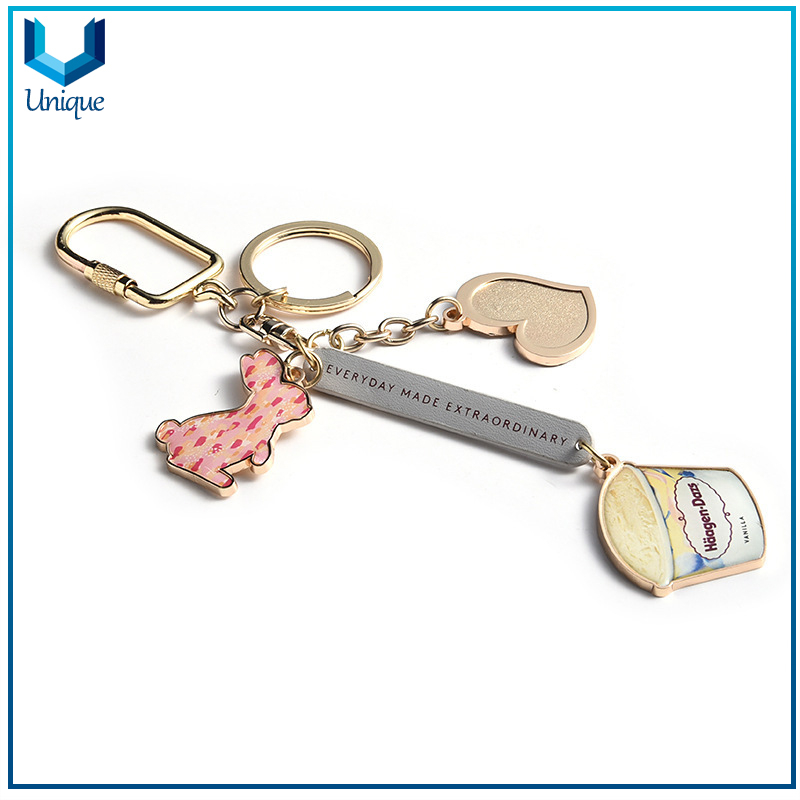 Custom Fancy Design Keychain, Metal Fashion Keychain with Personalized Design for Souvenir Promotional gifts