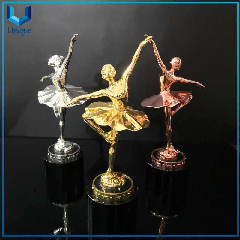 Custmize Dancing, Badminton, Youdo, Racing Sports Trophy, Resin Cup, Metal Medallion for Awards