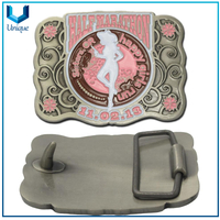 Customize Metal Crafts Manufacturer, Marathon/Running/Riding/Motor Award Souvenir Metal Buckle, 3D Fashion Belt Buckle for Promotional Gifts