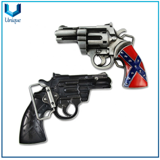 Customize 3D Gun Metal Buckle, Customize Zinc Alloy Enamel Belt Buckle, Fashion Running Race Honor Souvenir Gifts