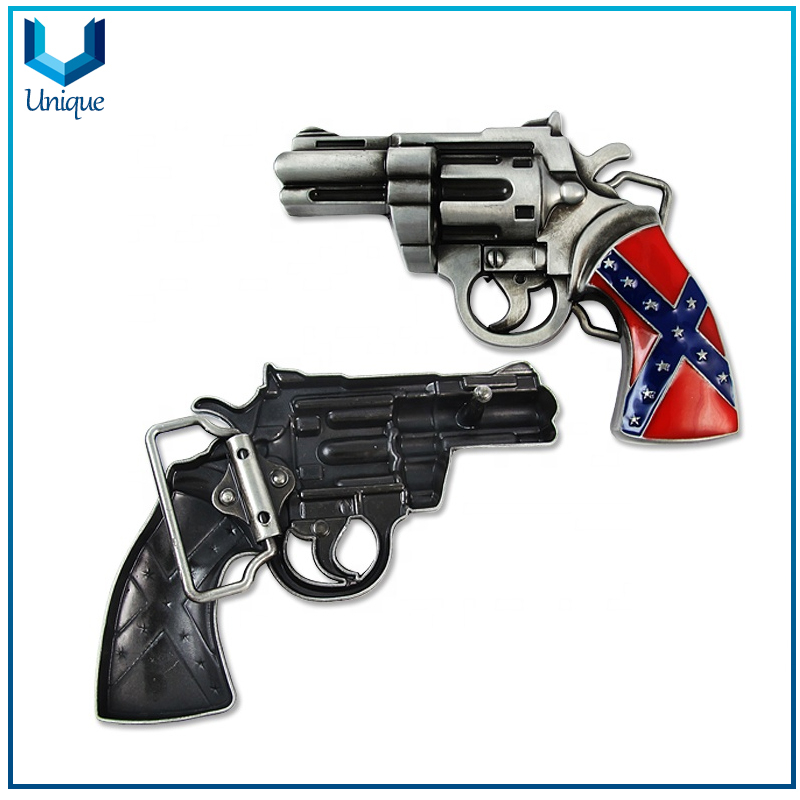 Customize 3D Gun Metal Buckle, Customize Zinc Alloy Enamel Belt Buckle, Fashion Running Race Honor Souvenir Gifts