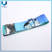 Factory Wholesale, Custom Made Metal Buckle with Elastic Luggage Strap for Gifts