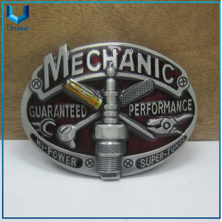 Mechanic Style Buckle, 3D Spanner Tool Buckle, Fashion Metal Buckle for Corporate, School, Military Gifts