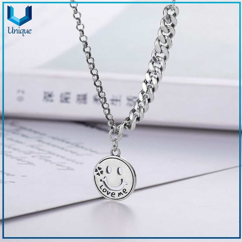 Custom Gold 3D Necklace Coin, 925 Sterling Silver Lion Necklace Pendant,Fashion Charming Necklace