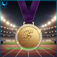 Customized Metal Sports Events Medals World Cup Medals Olympic Medals High-end Gold Silver Bronze Medals