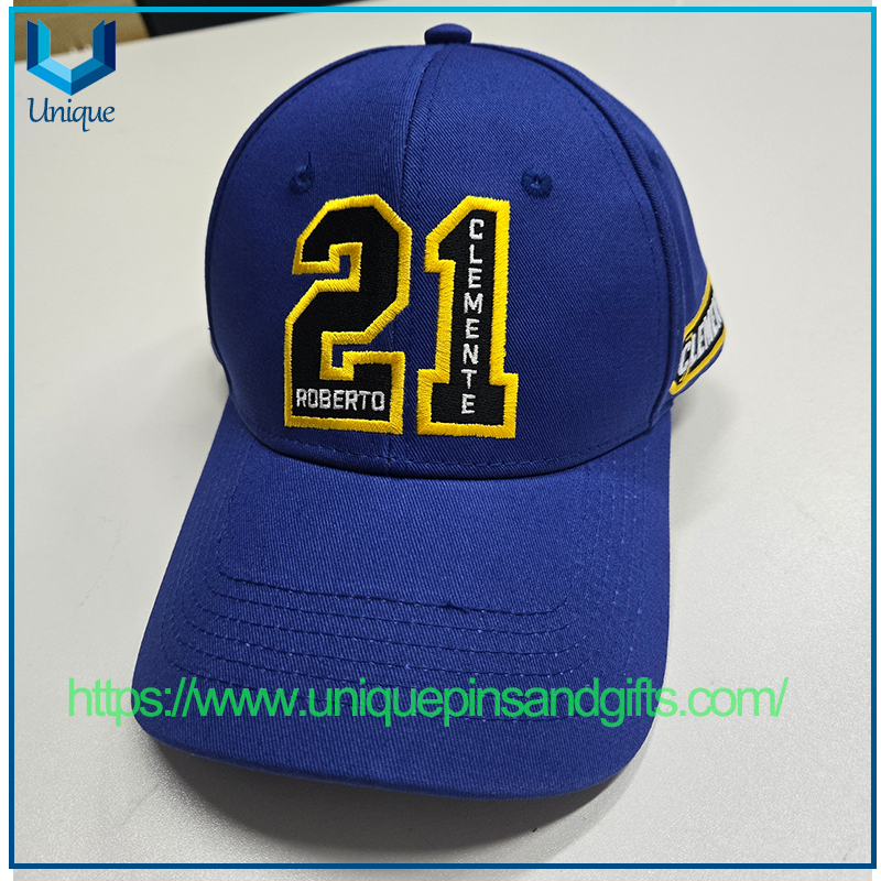 Factory Customized High Quality Baseball Caps Premium Puerto Rico Embroidery Logo Baseball Caps