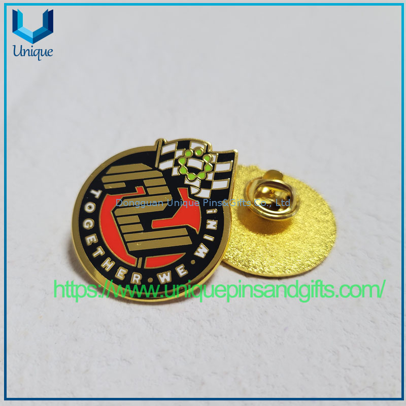 Custom Best Promotional Gifts Israel Souvenir Gift Metal Brooch Lapel Pin with Gift Box for Packing