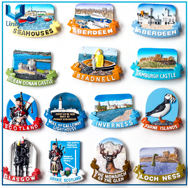 3D Custom Cities Souvenir Fridge Magnet for Different Countries Fridge Magnet
