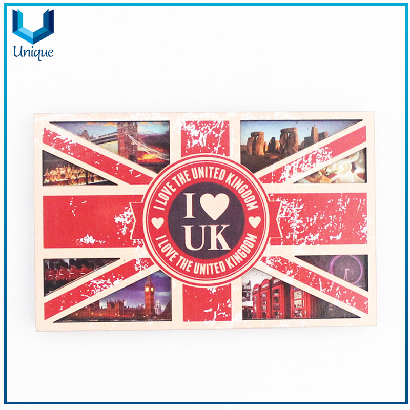 OEM 3D design refrigerator home decoration travel souvenir UK cities fridge magnet