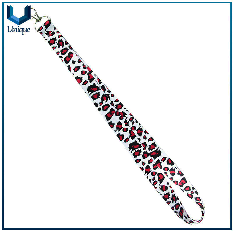 Polyester Custom Keychain Lanyard badge holder with Logo Printing Promotional Lanyard