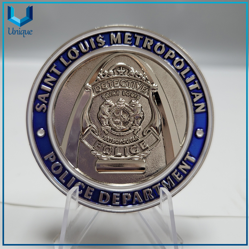 Challenge Coin Supplier Rocket Gold Medal Round Gold Mirror Coin