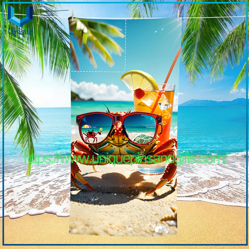 Wholesale Beach Towel All-in-one Backpack Multi-function Backpack Beach Holiday Towel for Promotional Gift (9)