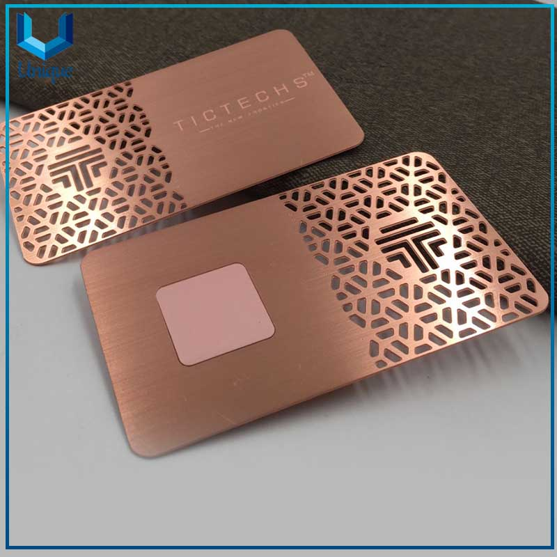 Cutsom Metal card with QR code printing