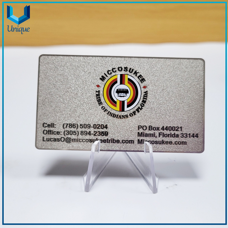 nickel Plating metal business card