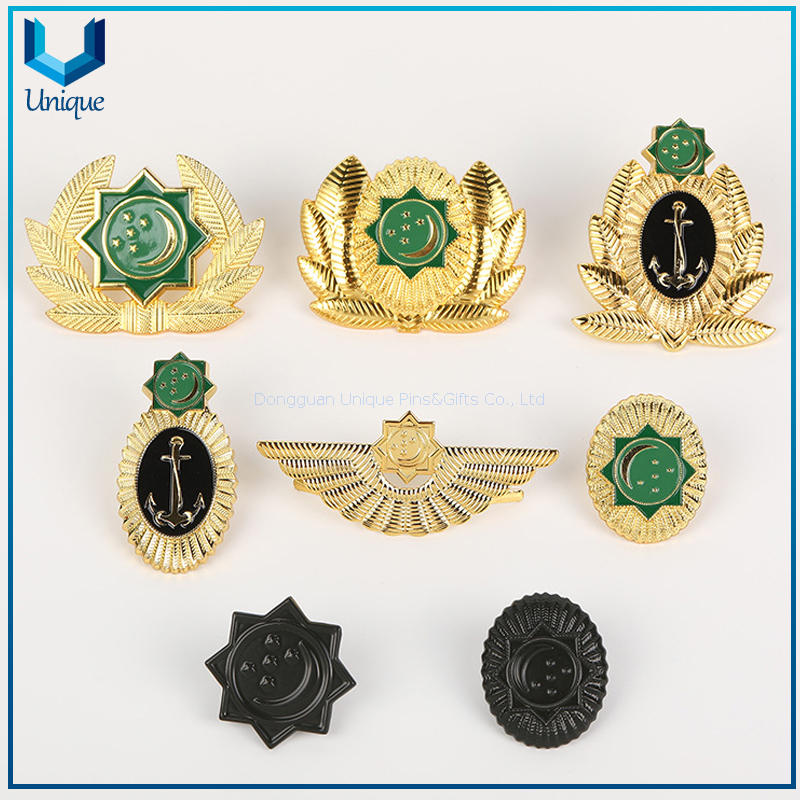 Custom Metal Shoulder Badge, Military police shoulder Boarders