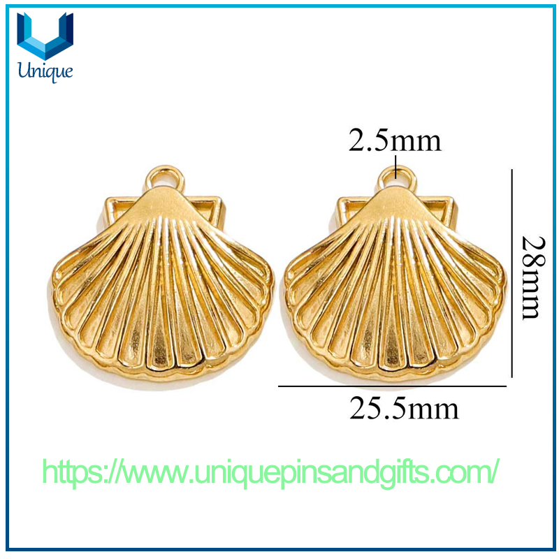 Wholesale DIY Jewelry Accessories Stainless Steel Ocean Series Pendants Mermaid Shells Sea Stars Bracelets Necklaces Charms Pendants