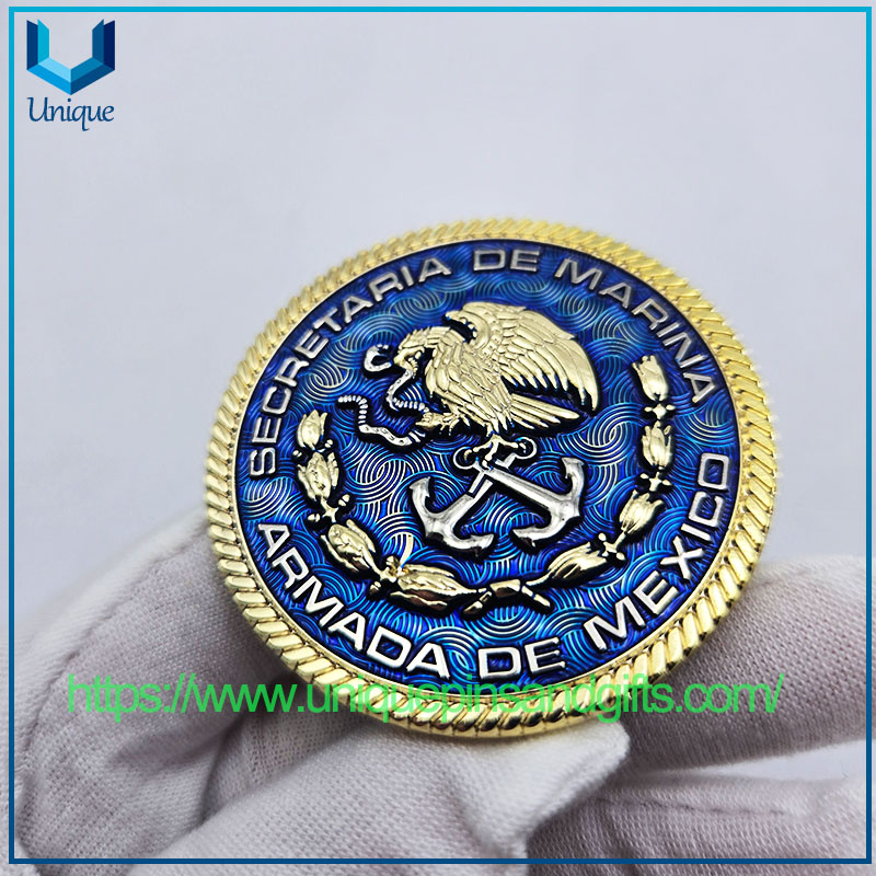 Custom Design ARMADA DE MEXICO Metal Commemorative Coin