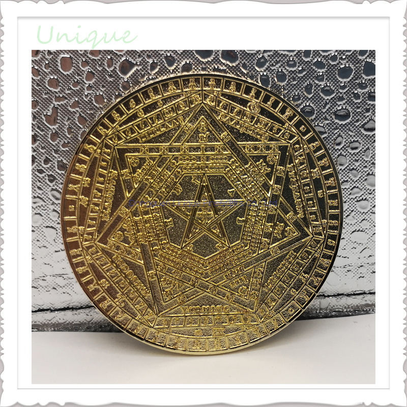 Customize Design, Gold Plated Souvenir Coin, UK Ancient Coin, Challenge Coin for Gifts