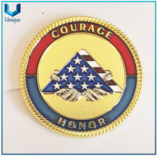 Customize Coin, Backstoppers Coin, 3D Two Tone EMS Coin, Police Coin, Firefighter Coin, Sounveir Medal Coin, Gold/ silver Plated Commemorative Coin