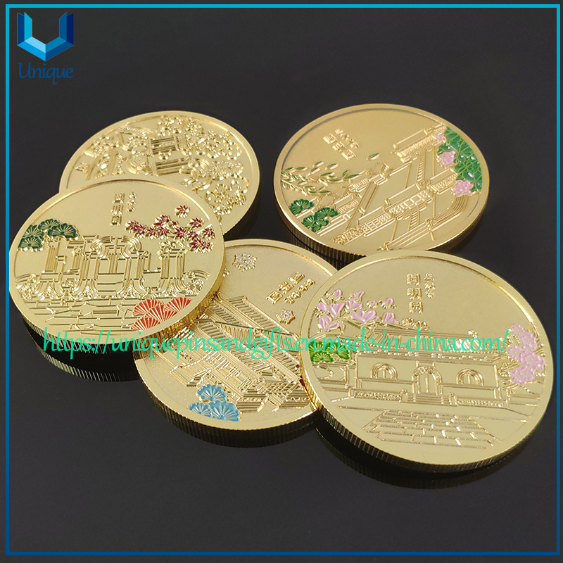 High Quality Custom Design 3D Zodiac Commemorative Coins，Scenic Spots/Museum /National Organization/Military/Police/Sports Metal Commemorative Coins