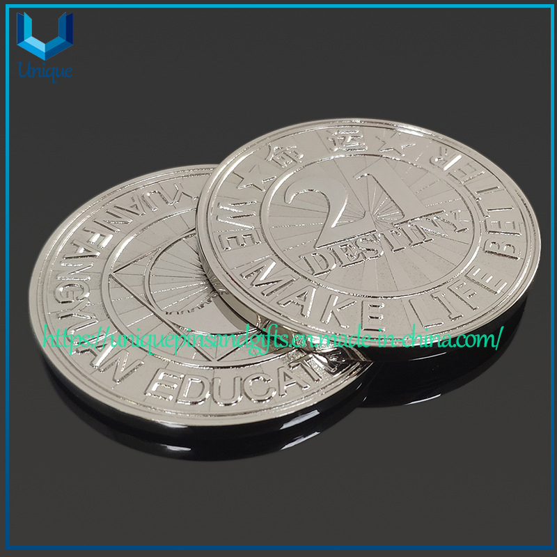 Factory Price Custom Football Metal Souvenir Challenge Coin，Holiday/Scenic Spot/Zodiac Commemorative Coin